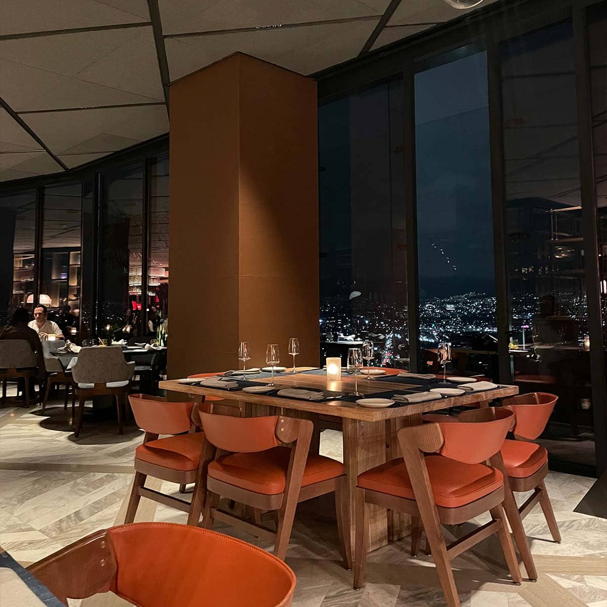 Exclusive restaurant Ritz Carlton Mexico City