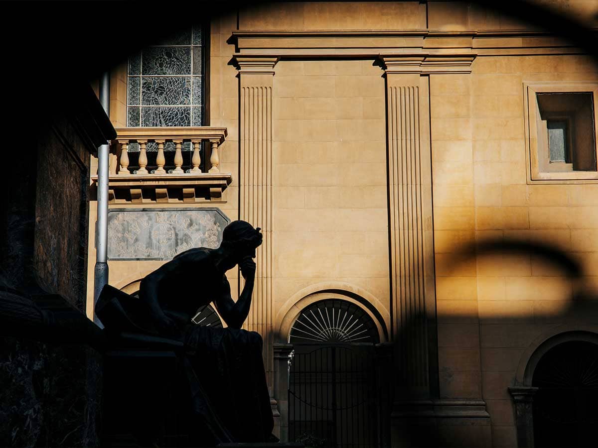 Una iglesia donde los ingleses se atrincheraron
